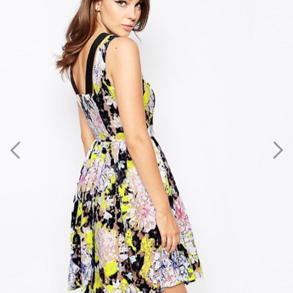 New French Connection Botanical Tripp Lace Skater - Picture 4 of 4